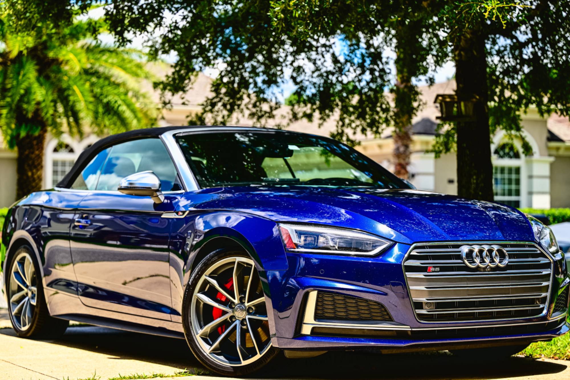 Luxury car in detail
