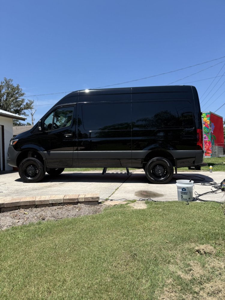 Cleaned car side view